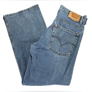 Levi's 569 Jeans Men's 29x29 Loose Straight Light Wash Denim Blue Y2K VTG